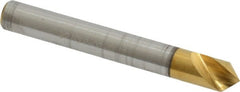 Melin Tool - 3/16" Head Diam, 3/16" Shank Diam, 1 Flute 90° Cobalt Countersink - Apex Tool & Supply