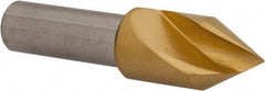 Melin Tool - 1/2" Head Diam, 3/8" Shank Diam, 1 Flute 60° Cobalt Countersink - Apex Tool & Supply