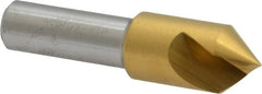 Melin Tool - 1/2" Head Diam, 3/8" Shank Diam, 1 Flute 82° Cobalt Countersink - Apex Tool & Supply