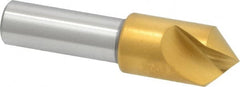 Melin Tool - 1/2" Head Diam, 3/8" Shank Diam, 1 Flute 90° Cobalt Countersink - Apex Tool & Supply