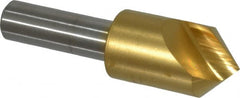Melin Tool - 5/8" Head Diam, 3/8" Shank Diam, 1 Flute 90° Cobalt Countersink - Apex Tool & Supply