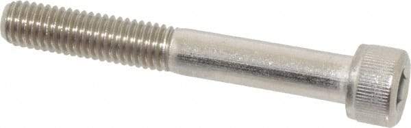 Value Collection - M8x1.25 Metric Coarse Hex Socket Drive, Socket Cap Screw - Grade 18-8 & Austenitic A2 Stainless Steel, Uncoated, Partially Threaded, 60mm Length Under Head - Apex Tool & Supply