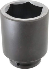 Proto - 1-1/2" Drive 3-1/2" Deep Impact Socket - 6 Points, 6-1/2" OAL - Apex Tool & Supply