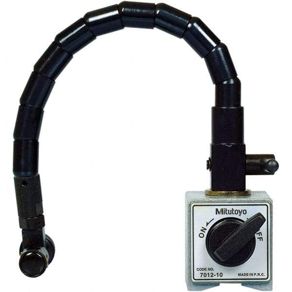 Mitutoyo - 58mm Long x 50mm Wide x 55mm High Magnetic Indicator Base with On/Off Switch - 600 N Magnetic Pull - Apex Tool & Supply