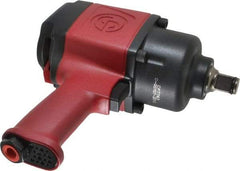 Chicago Pneumatic - 3/4" Drive, 6,300 RPM, 1,200 Ft/Lb Torque Impact Wrench - Pistol Grip Handle, 850 IPM, 7.5 CFM, 90 psi, 3/8" NPTF Inlet - Apex Tool & Supply