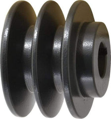 Browning - 7/8" Bore, 1-31/32 Long, 2.95" Outside Diam, Finished Bore Two Groove V Belt Sheave - 2.6 Belt Pitch B, 2.2" Pitch Diam of 4L Belt - Apex Tool & Supply