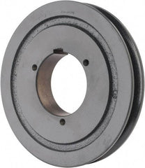 Browning - 1 Groove, 5/8 to 2-1/4 Bore Diam, 6.88" Outside Diam, QD Bushed V Belt Sheave - 6.7 5V Diam Belt Pitch - Apex Tool & Supply