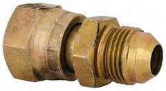 Voss - 3/4-16 Male Thread x 13/16-16 Female Thread, Zinc Plated Carbon Steel Industrial Pipe Adapter - MJIC x FORFS - Apex Tool & Supply