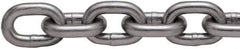 Peerless Chain - 5/8" Welded Proof Coil Chain - 6,900 Lb Capacity, Grade 30, Cut to Length, Low Carbon Steel, Standard Finish - Apex Tool & Supply