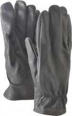 Ansell - Size L (9) Deerskin General Protection Work Gloves - For Work & Driver, Uncoated, Full Fingered, Black, Paired - Apex Tool & Supply