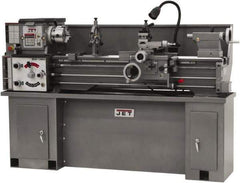 Jet - 13" Swing, 40" Between Centers, 230 Volt, Single Phase Bench Lathe - 5MT Taper, 2 hp, 60 to 1,240 RPM, 1-3/8" Bore Diam, 32" Deep x 45" High x 71" Long - Apex Tool & Supply
