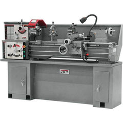 Jet - 13" Swing, 40" Between Centers, 230 Volt, Single Phase Bench Lathe - 5MT Taper, 2 hp, 70 to 2,000 RPM, 1-3/8" Bore Diam, 32" Deep x 47" High x 71" Long - Apex Tool & Supply