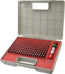 SPI - 190 Piece, 0.061-0.25 Inch Diameter Plug and Pin Gage Set - Plus 0.0002 Inch Tolerance, Class ZZ - Apex Tool & Supply