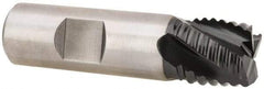 Hertel - 5/8" Diam, Fine Pitch, 2-1/2" LOC, 4 Flute Cobalt Roughing Square End Mill - TiAlN Finish, 4-5/8" OAL, 5/8" Shank Diam, Single End, Centercutting, 30° Helix - Apex Tool & Supply