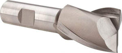 Hertel - 1-1/4", 1-5/8" LOC, 3/4" Shank Diam, 3-7/8" OAL, 2 Flute, Cobalt Square End Mill - Single End, Uncoated, Spiral Flute, 30° Helix, Centercutting, Right Hand Cut, Right Hand Flute - Apex Tool & Supply
