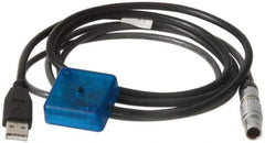 ASD/QMS - Remote Data Collection Interface - 6 Ft. Overall Length, For Use with Mahr Maxum III Indicator (10 Pin), Starrett 733 Series Micrometers & 2600 Series Indicators - Apex Tool & Supply
