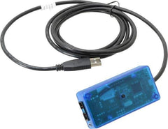 ASD/QMS - Remote Data Collection Interface - 0.35 Ft. Overall Length, For Use with Calipers, Indicators, Micrometers - Apex Tool & Supply
