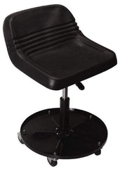 Whiteside - 330 Lb Capacity, 5 Wheel Creeper Seat with Tray - Steel, 18" Long x 22" Overall Height x 18" Wide - Apex Tool & Supply