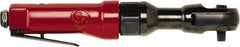 Chicago Pneumatic - 3/8" Drive, 160 RPM, 10 to 50 Ft/Lb Torque Ratchet Wrench - Inline Handle, 17 CFM, 90 psi, 1/4" Inlet - Apex Tool & Supply
