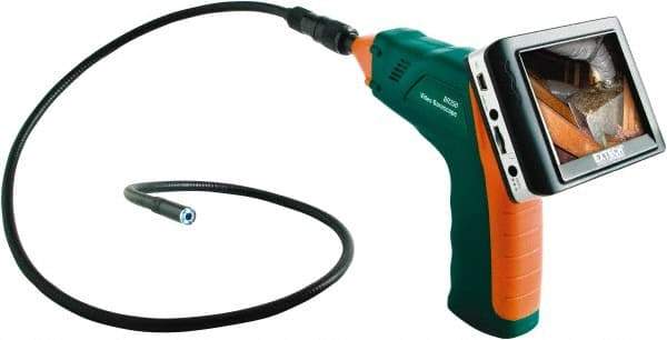 Extech - Video Borescope - 9 mm Probe Diameter, LCD Display, 712 x 486 Resolution - Apex Tool & Supply