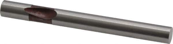 Dayton Lamina - 1/4" Shank Diam, Ball Lock, A2 Grade Tool Steel, Solid Mold Die Blank & Punch - 2-1/2" OAL, Blank Punch, Regular (LPB) Series - Apex Tool & Supply