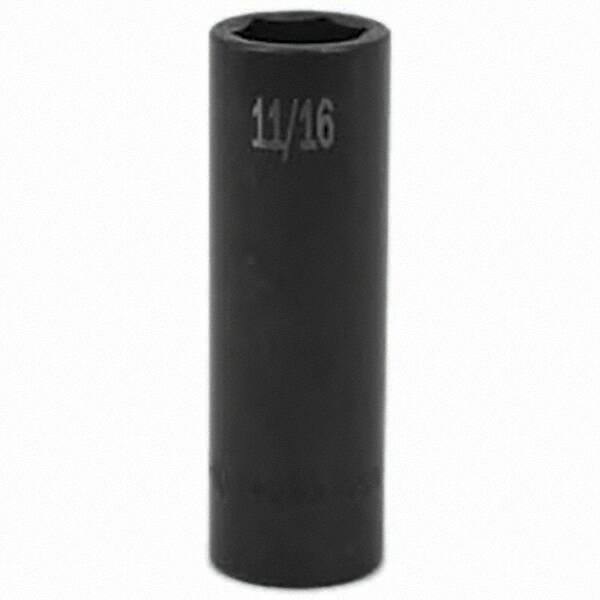 SK - Impact Socket - 1/2"DR 11/16" DEEP IMPACT SOCKET - Apex Tool & Supply