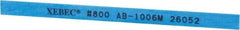 Value Collection - Rectangular, Ceramic Fiber Finishing Stick - 4" Long x 15/64" Wide x 1/32" Thick, 800 Grit, Super Fine Grade - Apex Tool & Supply