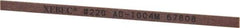 Value Collection - Rectangular, Ceramic Fiber Finishing Stick - 4" Long x 5/32" Wide x 1/32" Thick, 220 Grit, Very Fine Grade - Apex Tool & Supply