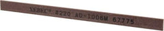 Value Collection - Rectangular, Ceramic Fiber Finishing Stick - 4" Long x 15/64" Wide x 1/32" Thick, 220 Grit, Very Fine Grade - Apex Tool & Supply
