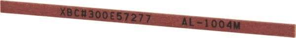 Value Collection - Rectangular, Ceramic Fiber Finishing Stick - 4" Long x 5/32" Wide x 1/32" Thick, 300 Grit, Extra Fine Grade - Apex Tool & Supply