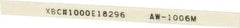 Value Collection - Rectangular, Ceramic Fiber Finishing Stick - 4" Long x 15/64" Width, 1,000 Grit, Ultra Fine Grade - Apex Tool & Supply