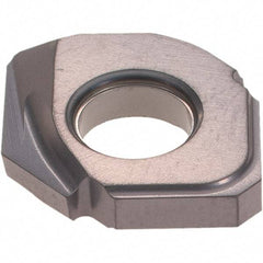 Iscar - HCDD124-090 QF Grade IC908 Carbide Milling Insert - TiAlN Finish, 0.1024" Thick, 0.4882" Inscribed Circle - Apex Tool & Supply