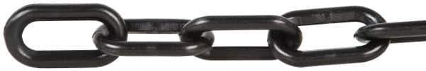 PRO-SAFE - 100' Long x 2" Wide Plastic Chain - Black - Apex Tool & Supply