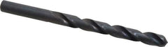 Hertel - 11/32" 135° High Speed Steel Jobber Drill - Oxide Finish, Right Hand Cut, Spiral Flute, Straight Shank, 4-3/4" OAL, Split Point - Apex Tool & Supply