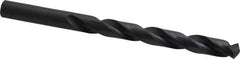 Hertel - Letter W 135° High Speed Steel Jobber Drill - Oxide Finish, Right Hand Cut, Spiral Flute, Straight Shank, 5-1/8" OAL, Split Point - Apex Tool & Supply