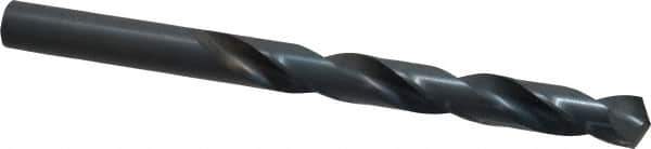 Hertel - Letter X 135° High Speed Steel Jobber Drill - Oxide Finish, Right Hand Cut, Spiral Flute, Straight Shank, 5-1/8" OAL, Split Point - Apex Tool & Supply