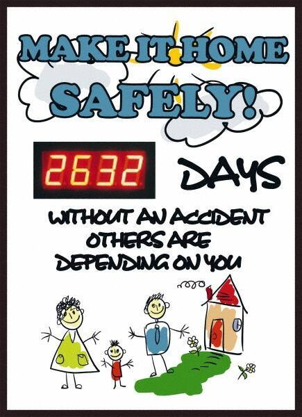 NMC - Scoreboards Scoreboard Type: Digital Scoreboard Legend: Make It Home Safely! - ____ Days without an Accident - Others Are Depending On You - Apex Tool & Supply