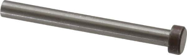 Dayton Lamina - 5/16" Head Diam, 3/16" Shank Diam, Basic Head, A2 Grade Tool Steel, Solid Mold Die Blank & Punch - 1/8" Head Height, 2" OAL, Blank Punch, Regular (KPB) Series - Apex Tool & Supply