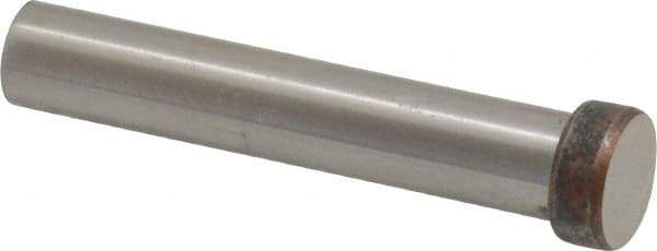 Dayton Lamina - 1/2" Head Diam, 3/8" Shank Diam, Basic Head, A2 Grade Tool Steel, Solid Mold Die Blank & Punch - 3/16" Head Height, 2-1/4" OAL, Blank Punch, Regular (KPB) Series - Apex Tool & Supply