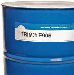 Master Fluid Solutions - Trim E906, 54 Gal Drum Emulsion Fluid - Water Soluble, For Cutting, Drilling, Tapping, Reaming - Apex Tool & Supply