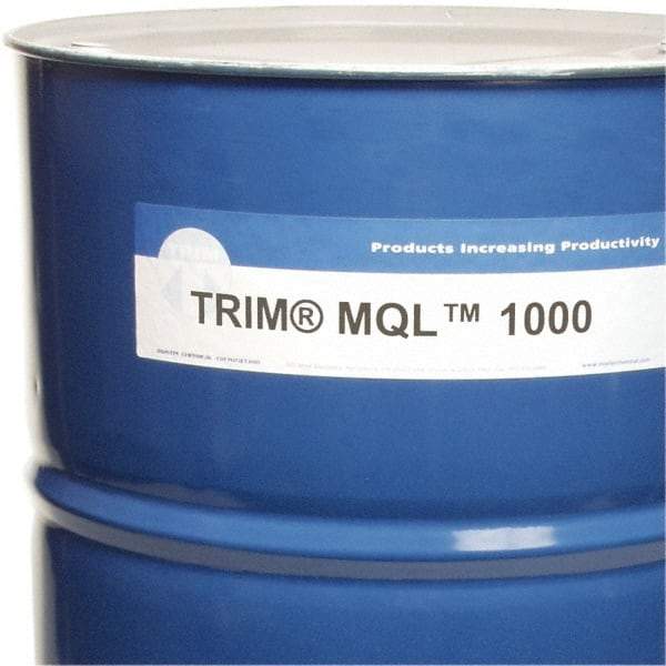 Master Fluid Solutions - Trim MQL 1000, 54 Gal Drum Cutting Fluid - Straight Oil, For Drilling, Milling, Reaming, Sawing, Tapping - Apex Tool & Supply