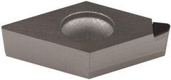 Hertel - HT-DCMX21.51 Grade HT420CD Polycrystalline Diamond (PCD) Turning Insert - Uncoated, Diamond, 1/4" Inscr Circle, 3/32" Thick, 1/64" Corner Radius - Apex Tool & Supply