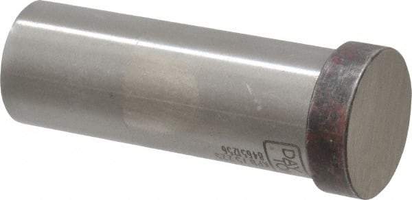 Dayton Lamina - 7/8" Head Diam, 3/4" Shank Diam, Basic Head, A2 Grade Tool Steel, Solid Mold Die Blank & Punch - 1/4" Head Height, 2-1/4" OAL, Blank Punch, Regular (KPB) Series - Apex Tool & Supply