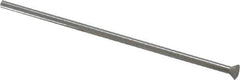 Dayton Lamina - 0.1125" Head Diam, 1/16" Shank Diam, Quill Head, High Speed Steel Solid Mold Die Blank & Punch - 60° Head Angle, 0.0438" Head Height, 2" OAL, Blank Punch, KWX Series - Apex Tool & Supply