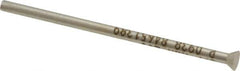 Dayton Lamina - 0.1688" Head Diam, 3/32" Shank Diam, Quill Head, High Speed Steel Solid Mold Die Blank & Punch - 60° Head Angle, 0.0657" Head Height, 2" OAL, Blank Punch, KWX Series - Apex Tool & Supply