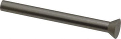 Dayton Lamina - 0.3375" Head Diam, 3/16" Shank Diam, Quill Head, High Speed Steel Solid Mold Die Blank & Punch - 60° Head Angle, 0.1313" Head Height, 2" OAL, Blank Punch, KWX Series - Apex Tool & Supply