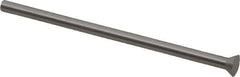 Dayton Lamina - 0.225" Head Diam, 1/8" Shank Diam, Quill Head, High Speed Steel Solid Mold Die Blank & Punch - 60° Head Angle, 0.0875" Head Height, 2-1/2" OAL, Blank Punch, KWX Series - Apex Tool & Supply