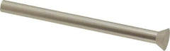 Dayton Lamina - 0.3375" Head Diam, 3/16" Shank Diam, Quill Head, High Speed Steel Solid Mold Die Blank & Punch - 60° Head Angle, 0.1313" Head Height, 2-1/2" OAL, Blank Punch, KWX Series - Apex Tool & Supply