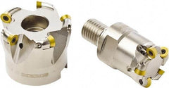 Seco - 20mm Cutting Diam, 4mm Max Depth of Cut, Modular Connection Indexable Copy End Mill - 2 Inserts, RD.. 0803 Insert, R217.29 Toolholder, Through Coolant - Apex Tool & Supply