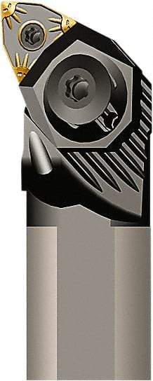 Seco - 40mm Min Bore Diam, 250mm OAL, 32mm Shank Diam, A-PWLN Indexable Boring Bar - 31mm Max Bore Depth, WN.. 0604.. Insert, Pin Lock Assembly Holding Method - Apex Tool & Supply